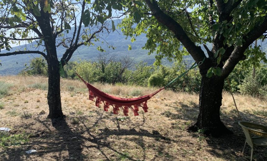 Besoin d'une petite sieste? Notre Hamac vous accueillec